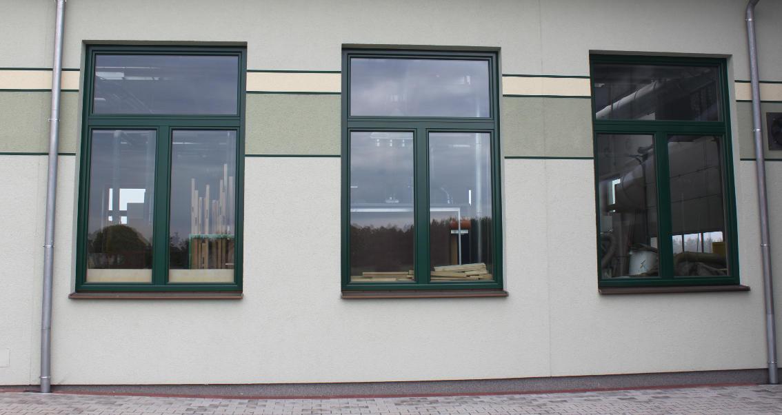 Wooden-aluminum windows